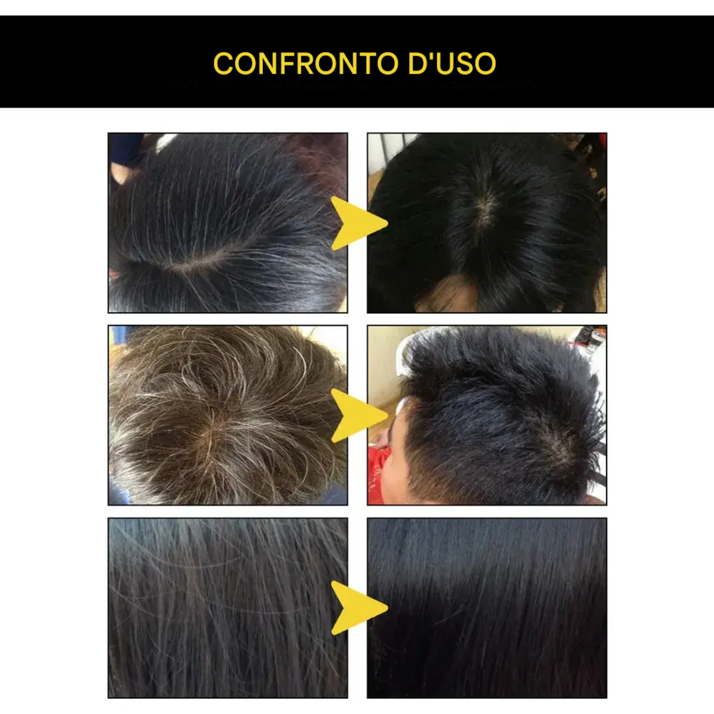 Shampoo per capelli grigi e bianchi