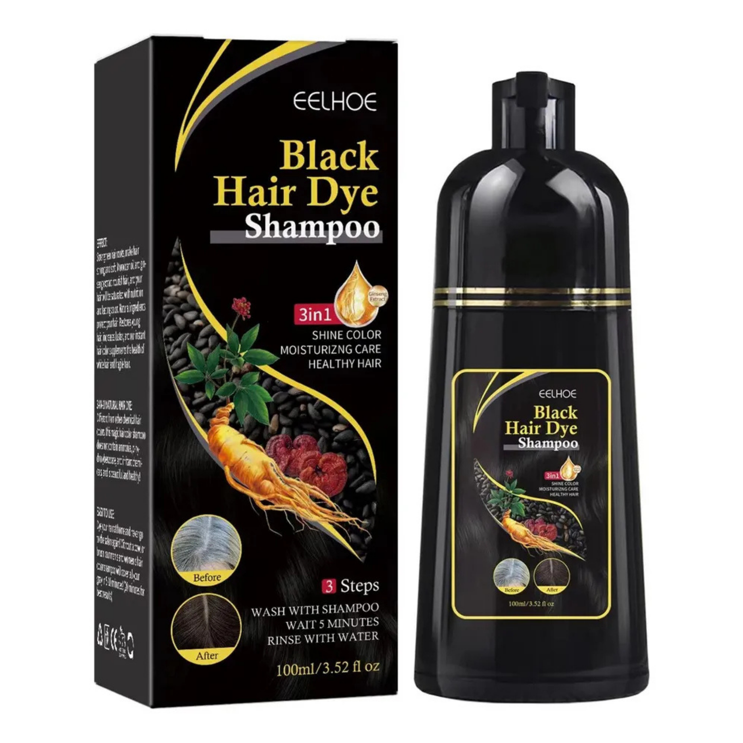 Shampoo per capelli grigi e bianchi